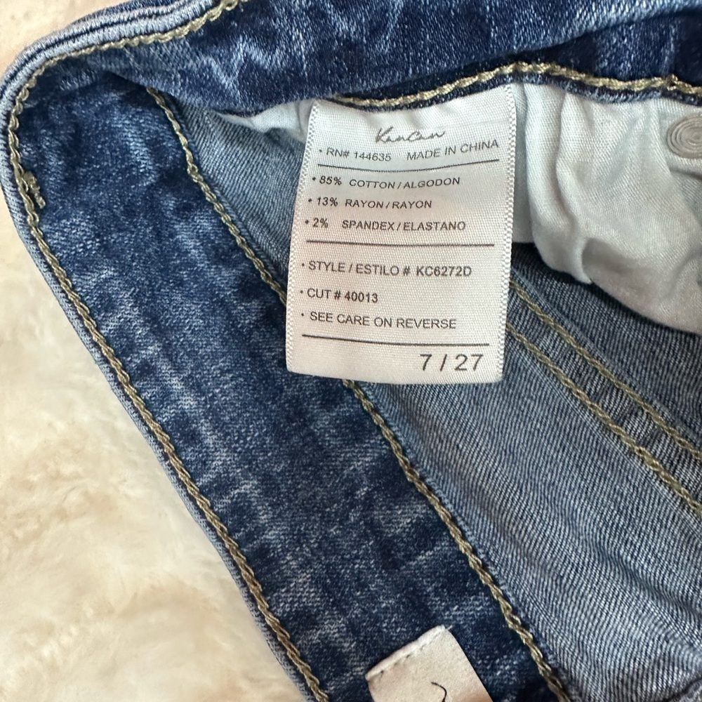 KanCan Distressed Skinny Jeans Size 7/27 - Picture 4 of 8